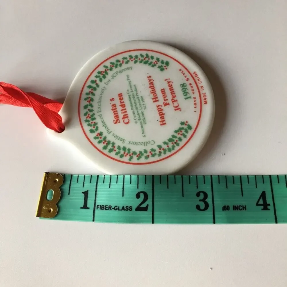 JCPenney 1998 Santa ornament, Christmas ornament
